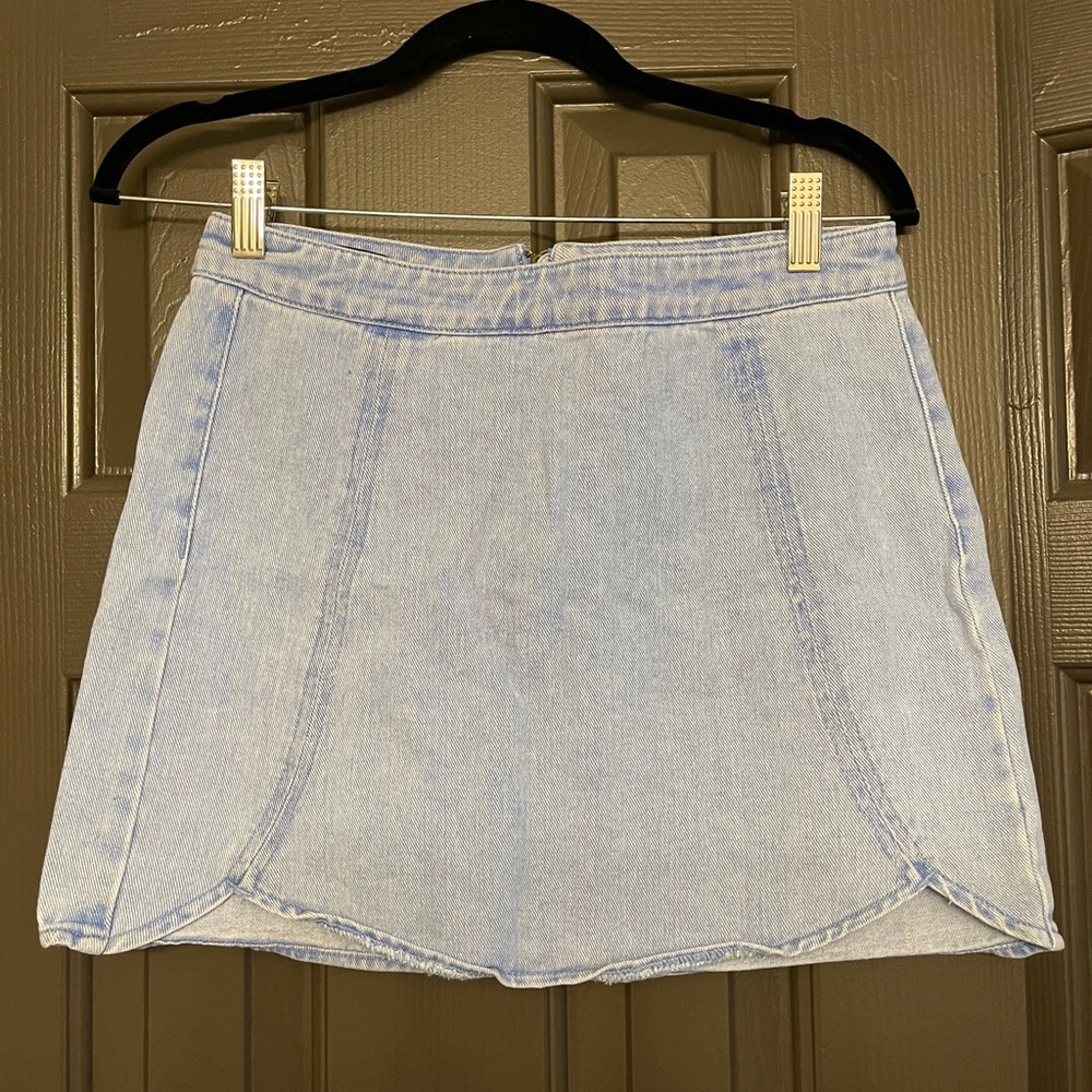 Kendall and Kylie Denim Petal Mini Skirt